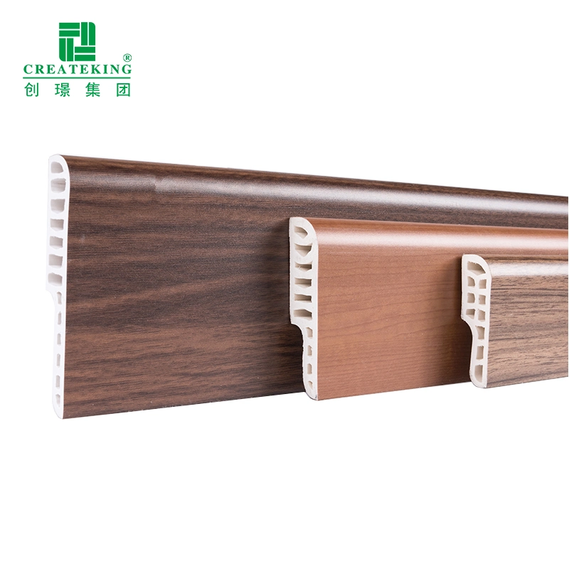 Foshan Factory Home Construction Decoration Material PVC Skirting Board