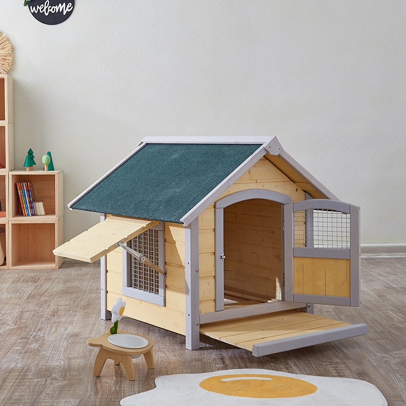 Solid Wood Dog House