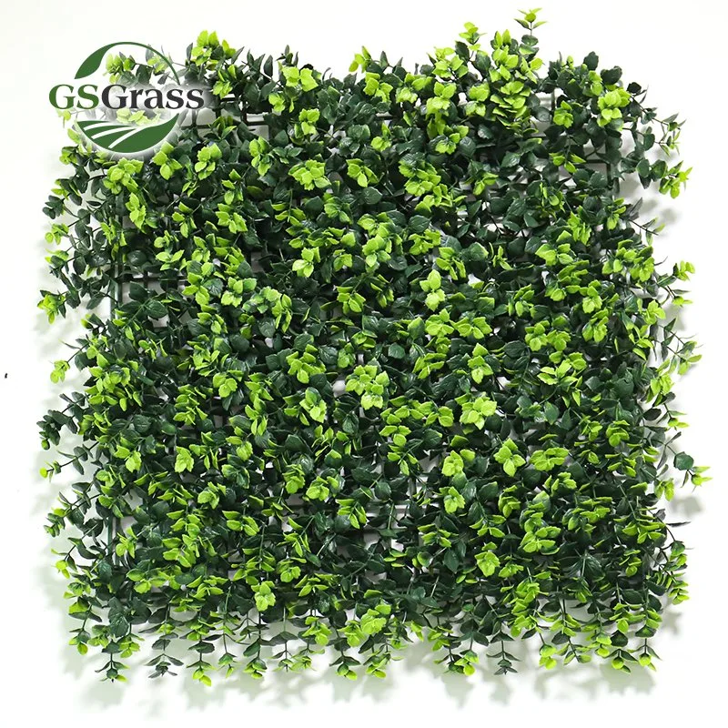 100X100cm Anti UV Plastic Vertical Garden Panels Green Plants Artificial Grass Wall