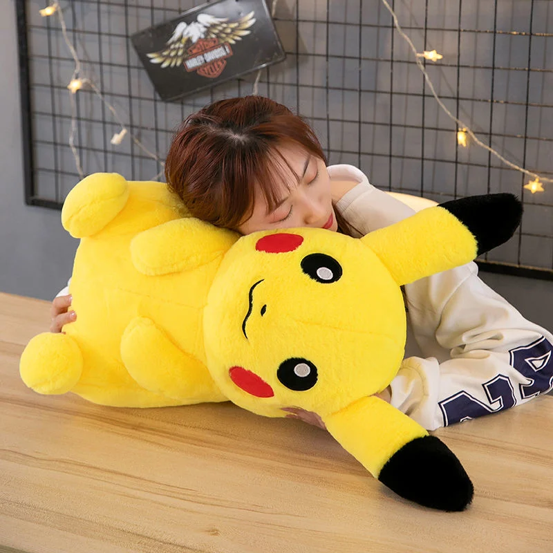 Anime Stuffed Yellow Kawaii 2023 New Doll Pocket Monsters Soft Stuffed Plush Toys for Girl Boy Gift