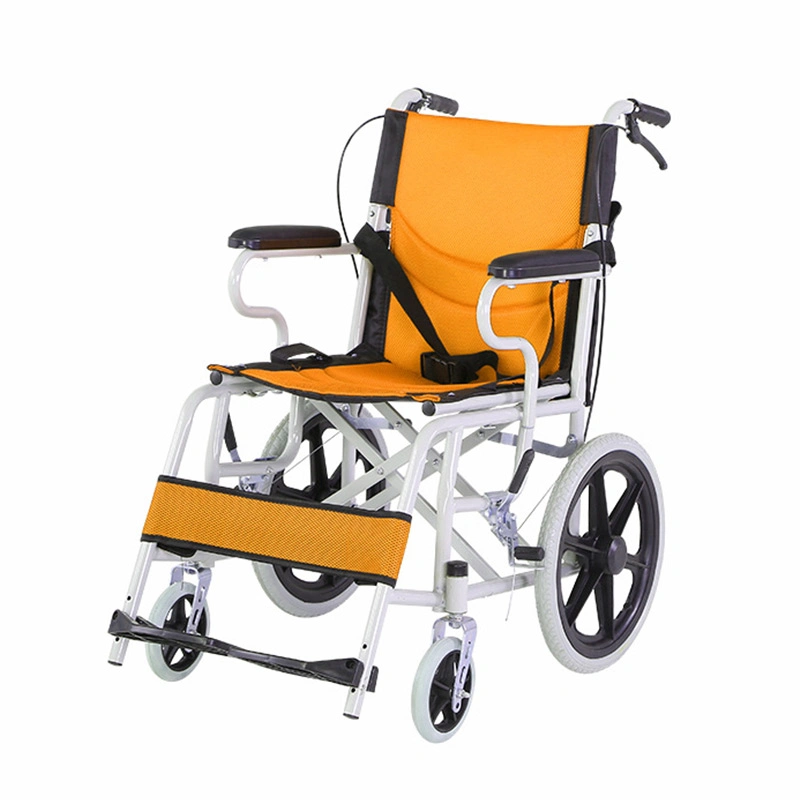 Disabled and Elderly Steel Lightweight Portable Manual Wheel Chair