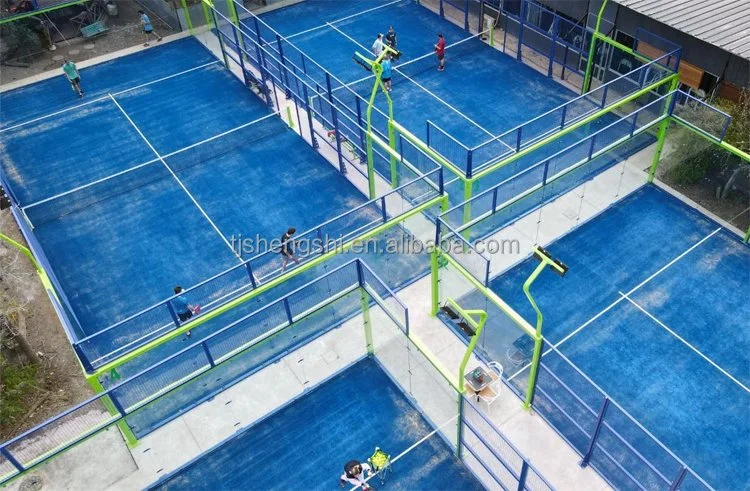 Artificial Grass Cancha Padel Shengshi Padel Court Company Net Sport Court Panoramic Court Padbol