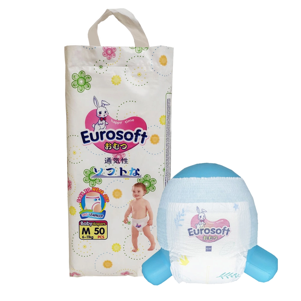 Distributor Eurosoft Hot Sell Baby Products Disposable Baby Diapers Pants