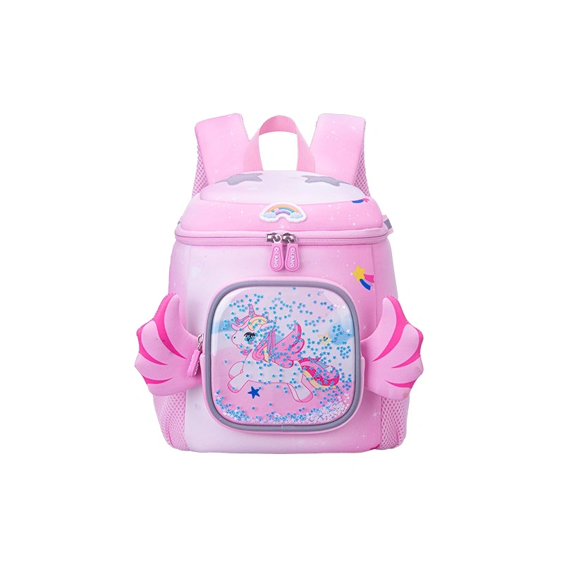 Fábrica al por mayor Unicorn niñas Bolsas escolares impermeable transpirable niños Mochila