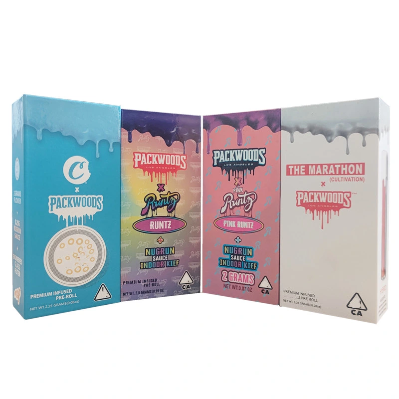 Refresque-Los Angeles Packwoods X Embalagem Runtz 11 sabores no stock prontos para envio1ml Bobina de cerâmica para resina vivo DAB Sistema sachê vazio recarregável cigarros 300mA