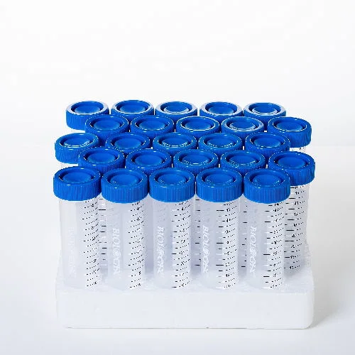 50ml Kunststoff PP Zentrifugenröhrchen RNase &amp; DNase frei steril autoklavierbar Einweg Biologix