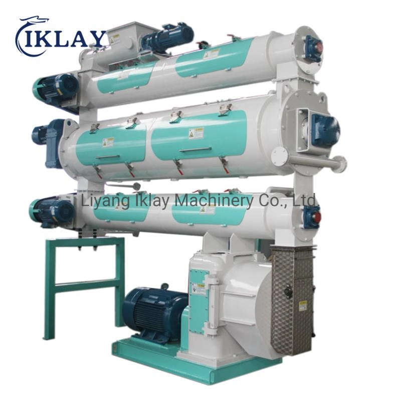 1-30ton/Hr Pellet Press Animal Feed Processor Farming Feed Machine Forage Feed Pelletizer