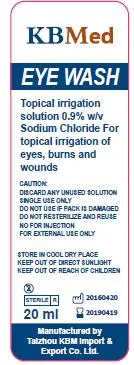 Sterile 0.9% Sodium Chloride Solution Sodium Chloride Solution Irrigants Eye Wash