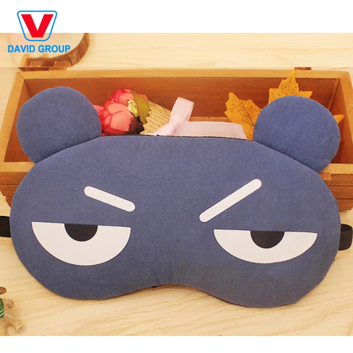 Promotional Products Sleep Eye Mask with Cartoon Pattern with Customized Logo