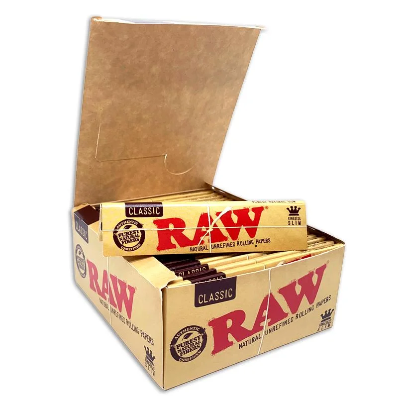 Rolling Papers with Glass Tips Pre Rolling Paper and King Size Filter Queen Size Roll Paper Flavor