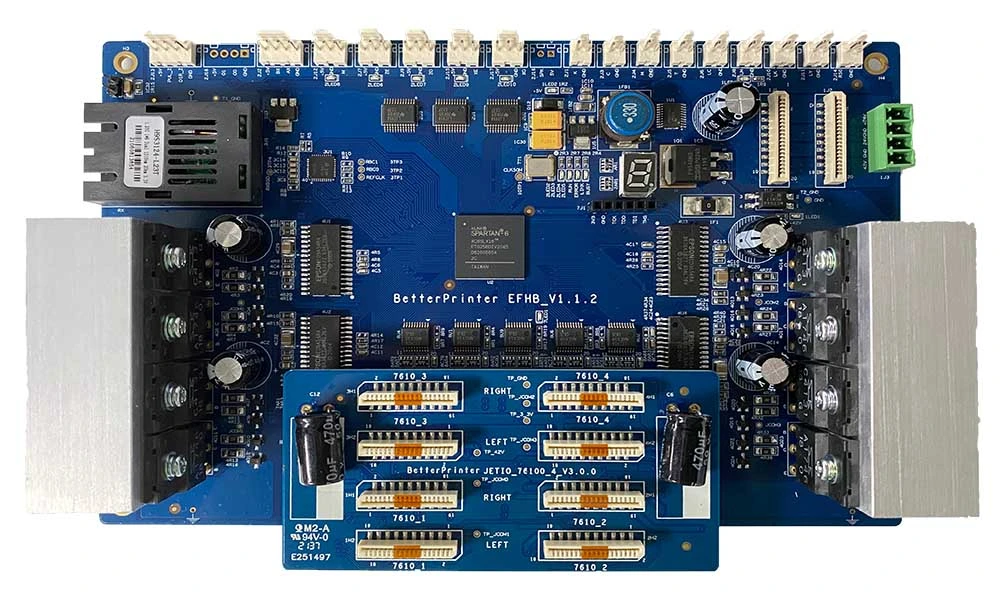 Direct Injection Printer Board USB2.0 Inkjet Board Kit 7610 Four Head Use for White Ink Pyrography Printer