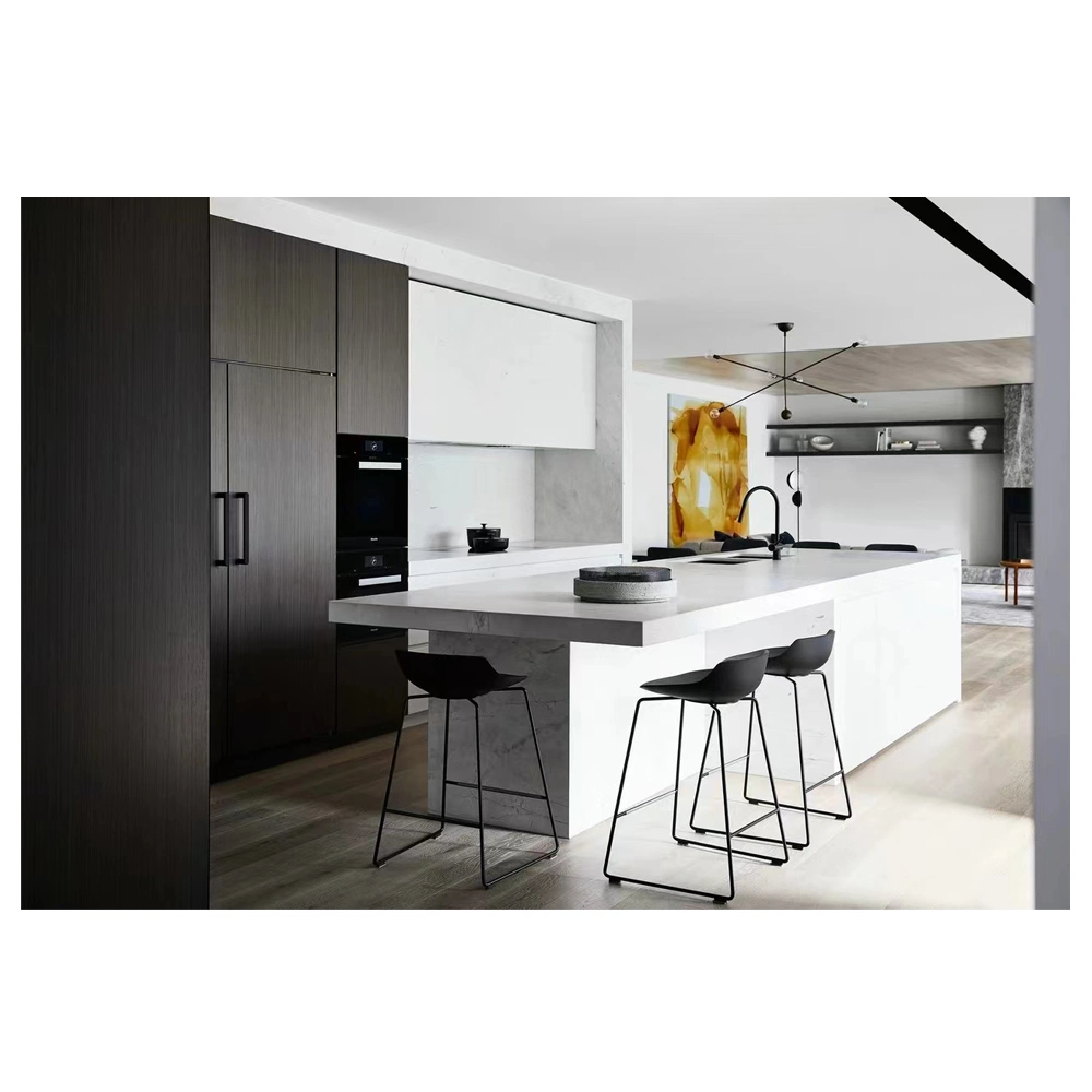 Venda a quente a vaidade de cozinha lacados UV moderna cozinha armário de cozinha de contraplacado vaidade