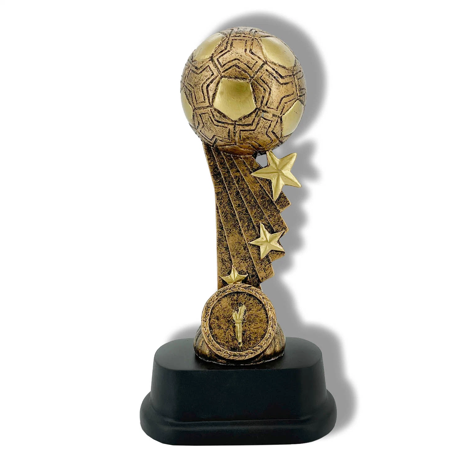 Resin Trophy Soccer Star Award of Sports Souvenir Promotion