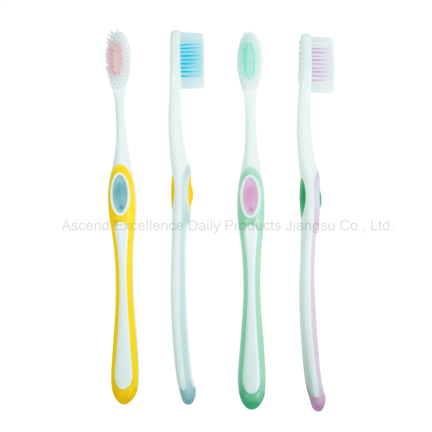 Brosse à dents en plastique adulte Massage complet de soins de gomme Super propre brosse à dents