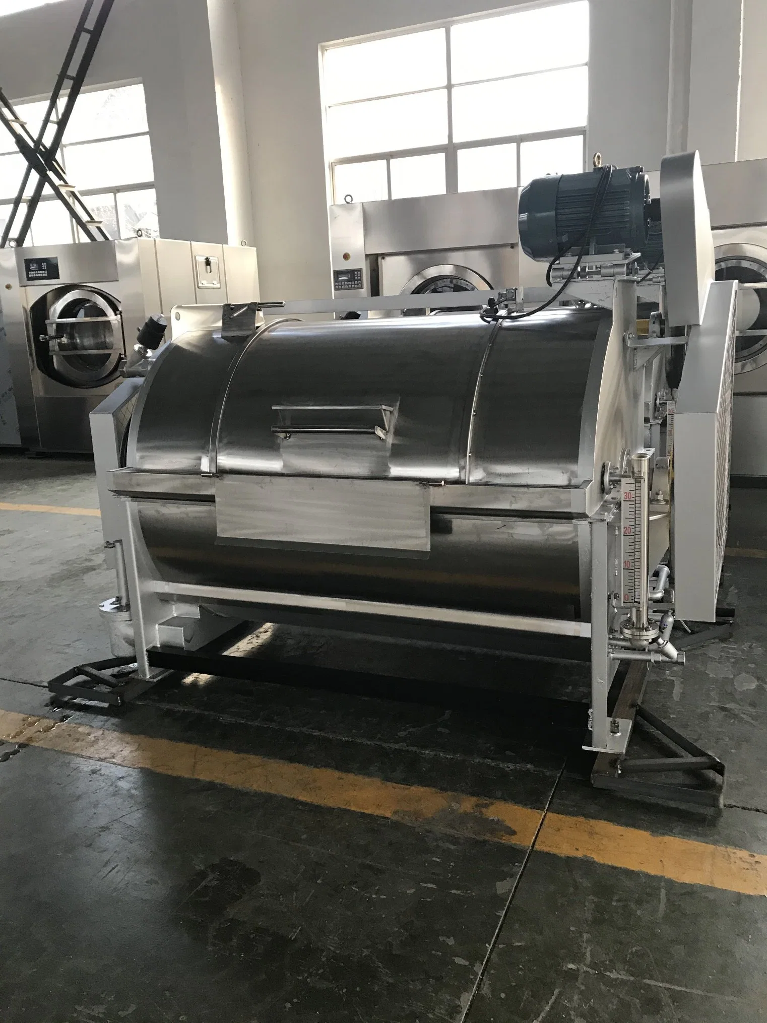 200-300kg Horizontal Semi-Automatic Washing Machine Used for Hotel/Laundry Water Washer Machine