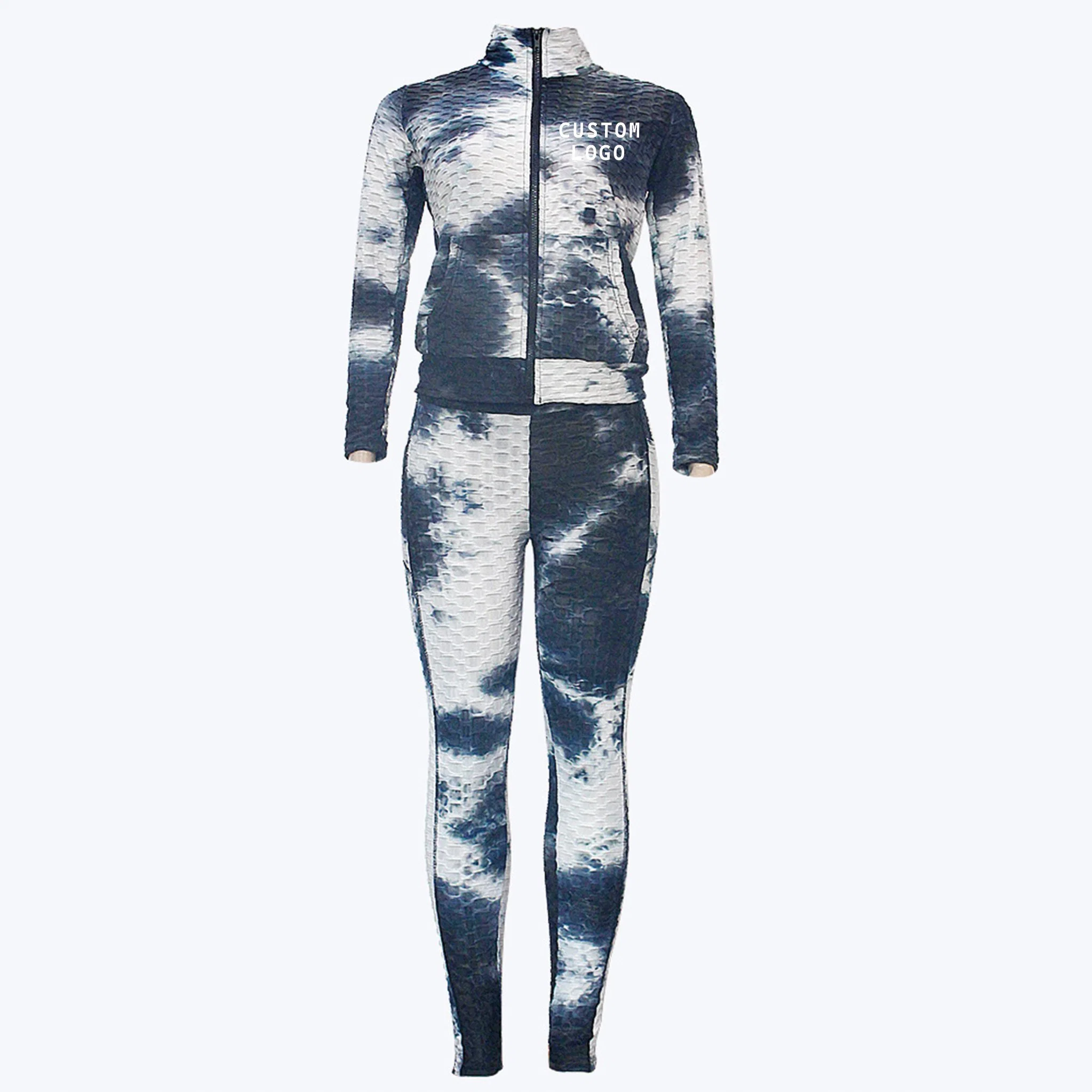 Tie Dye Deportes Fitness running Yoga ropa abrigo pantalones traje