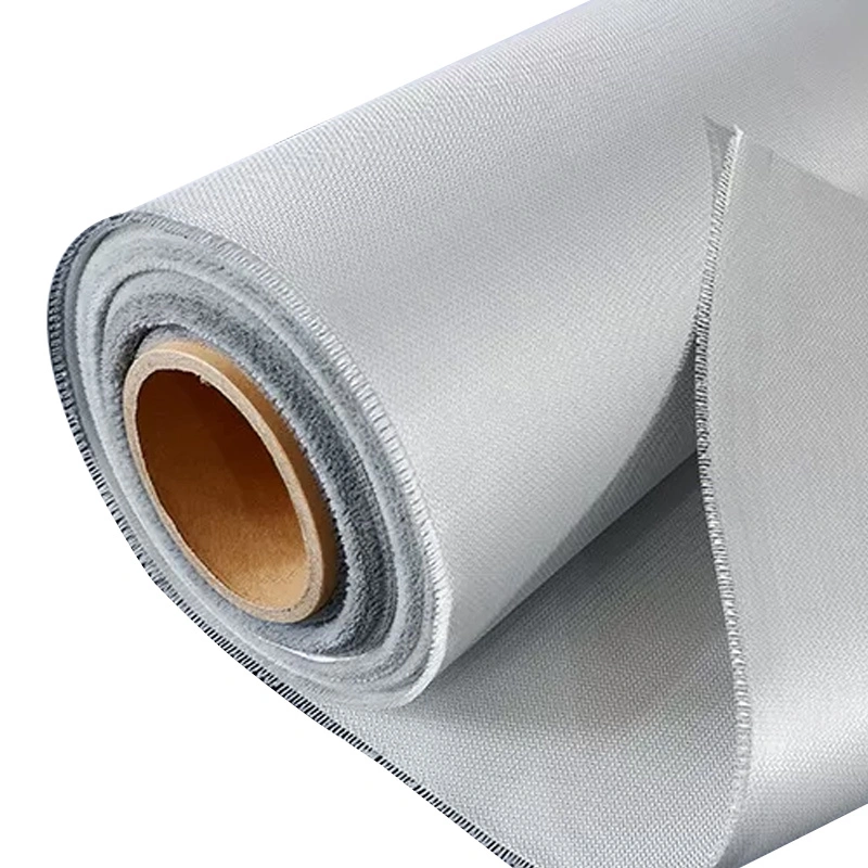 Fireproof Foam Silicone Cloth Rubber Coated Fabric