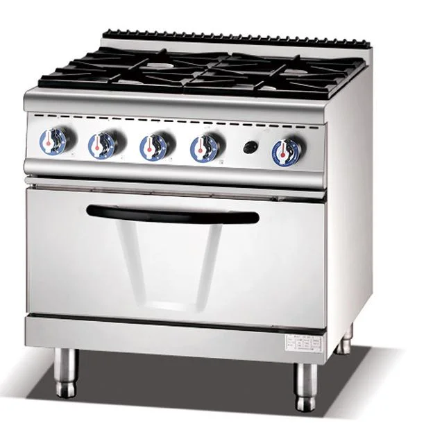 Astar Popular 4 Burner Gas Range Stove Gas Cooker with Oven Big Size