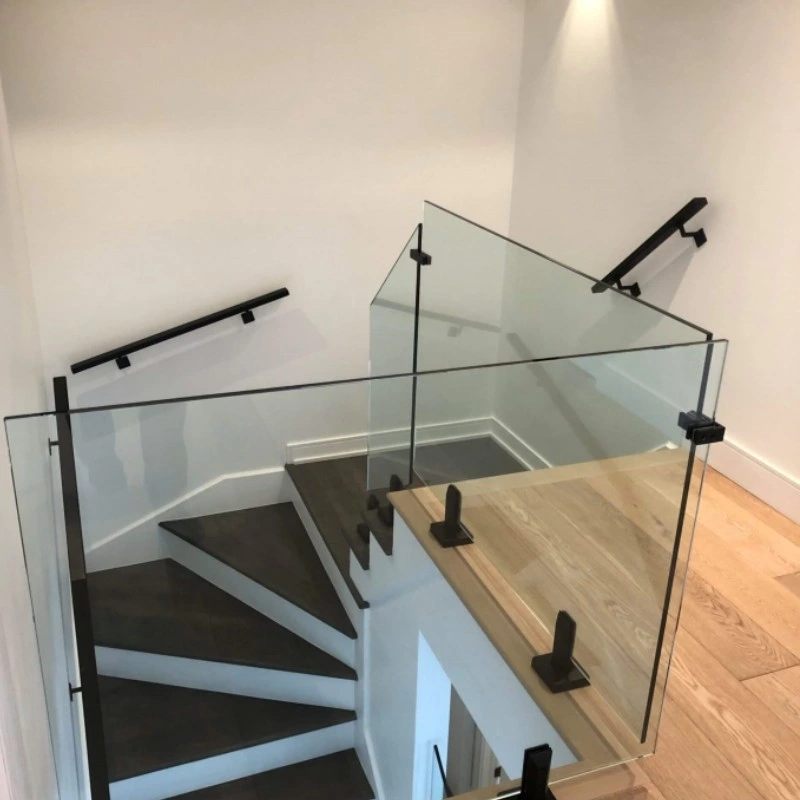 Internal Stainless Steel Spigot Stair Glass Balustrades