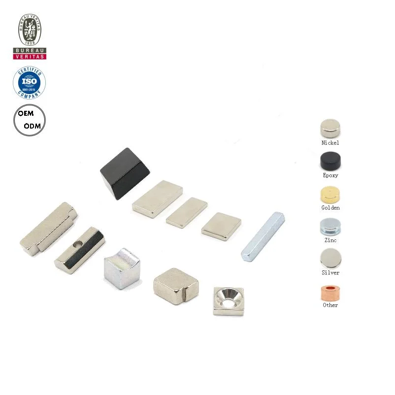 NdFeB Rare Earth Neodymium Permanent Industrial Strong Magnets with BV & ISO Certificate