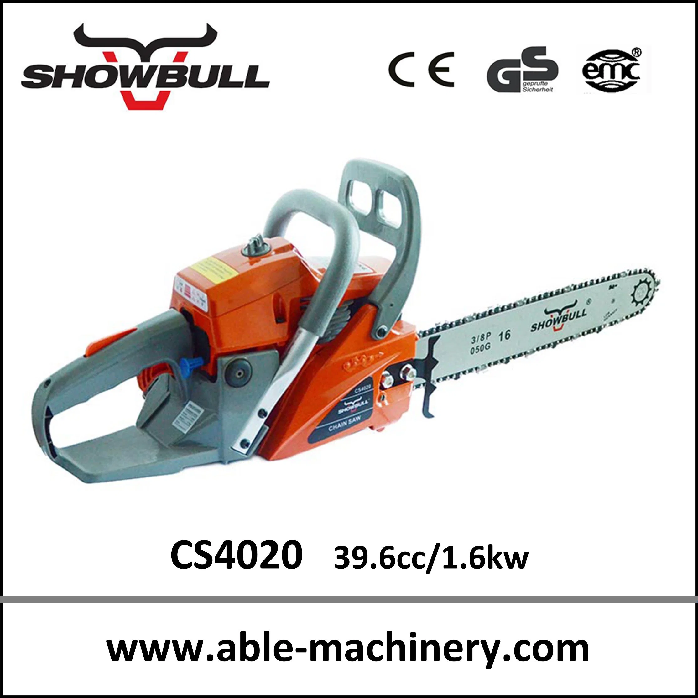 Hot Sales Showbull Nice Design Garden Tool Chain Saw CS4020