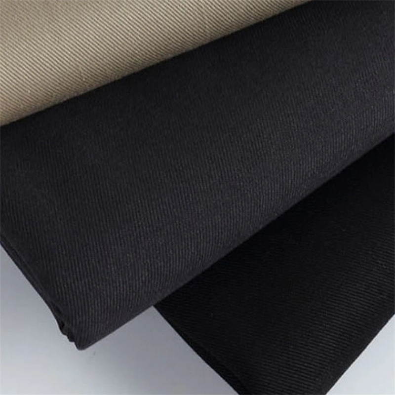 Fabricado en China Custom Poli algodón 100% algodón 21*21 de suave tejido de sarga Color sólido tejido textil impresión de Uniformes Ropa de trabajo