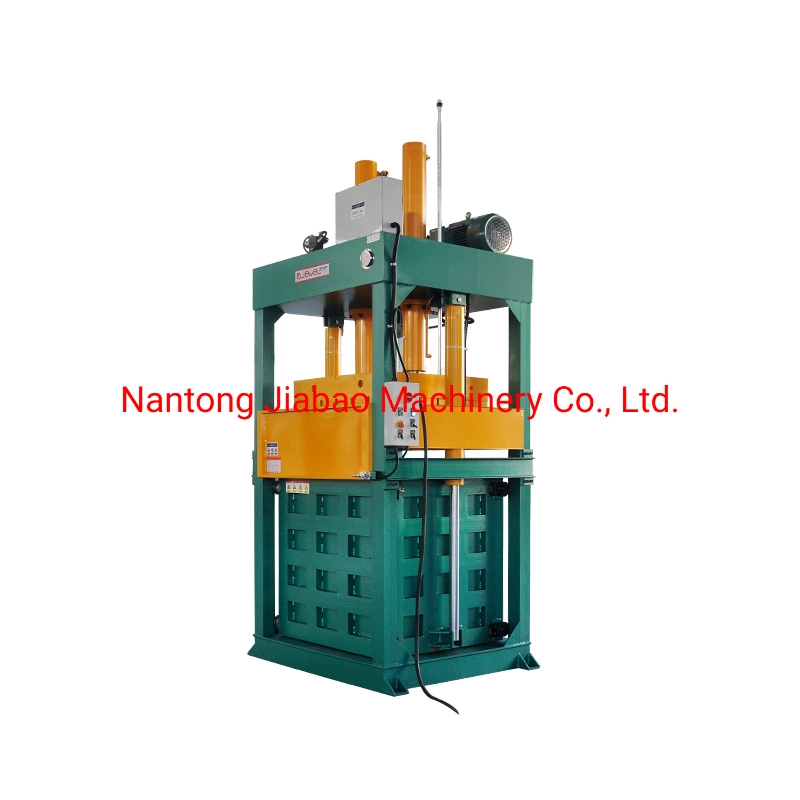 Vertical Hydraulic Baling Press for Used Textile/Textile/Fabric/Clothes/Used Clothes/Wipers/Textiles/Second Hand Clothes/Second Hand Clothing/Used Clothing/Rags