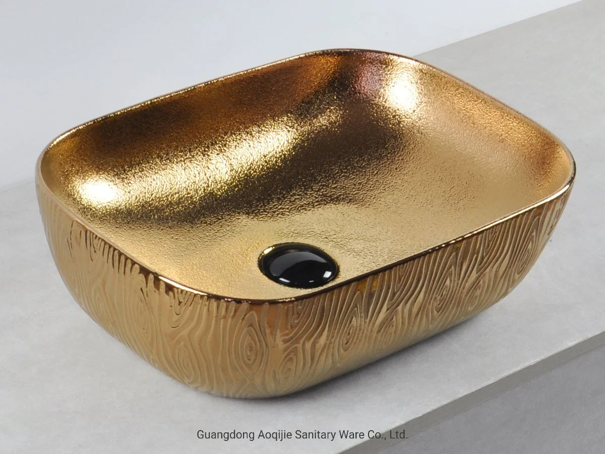 Goldplating Basin Stone Basin Ceramic Basin Bathroom Furniture