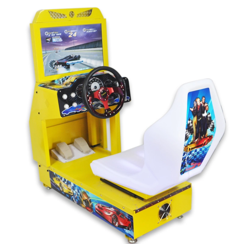 Coche de carreras de 22 pulgadas atractivo simulador de máquina de juego arcade de monedas