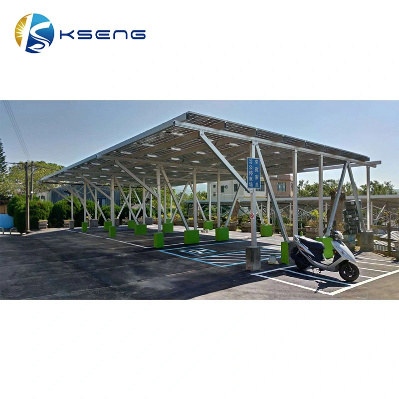 Low Budget Strcutre Carport Solar Car Canopy Solar Car Parking Shed for Solar Carport Mounting Rack System