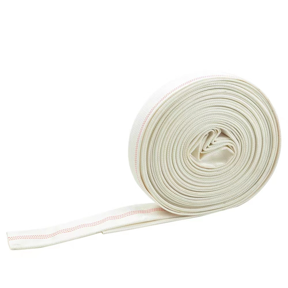 2.5 Inch Fire Hoses 8 Bar White Flexible PVC Double-Jacket Fire Hose