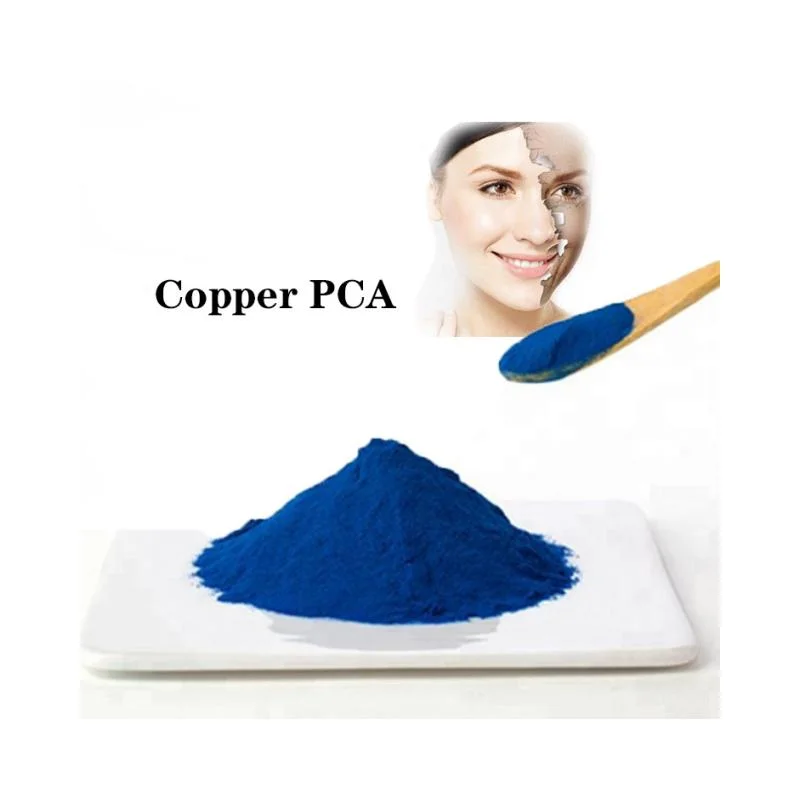 CAS 15454-74-7 المواد الخام التجميلية المضادة لأكسدة 99% مسحوق البيروكسيلك Pyrrolidone PCA نحاسي حامضي