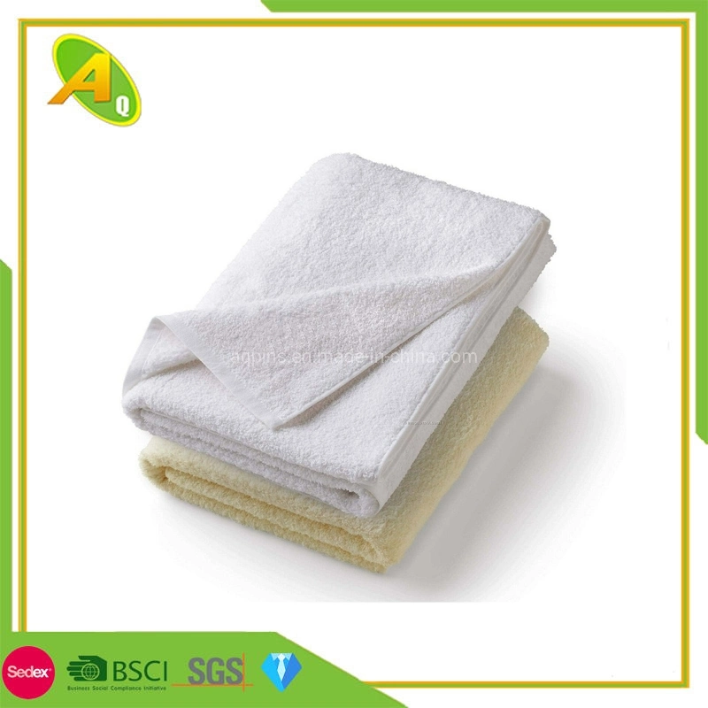 Luxury Customized Face Terry Towel White 100% Cotton Embroidered Washcloth/ Hotel Bath Towel (02)