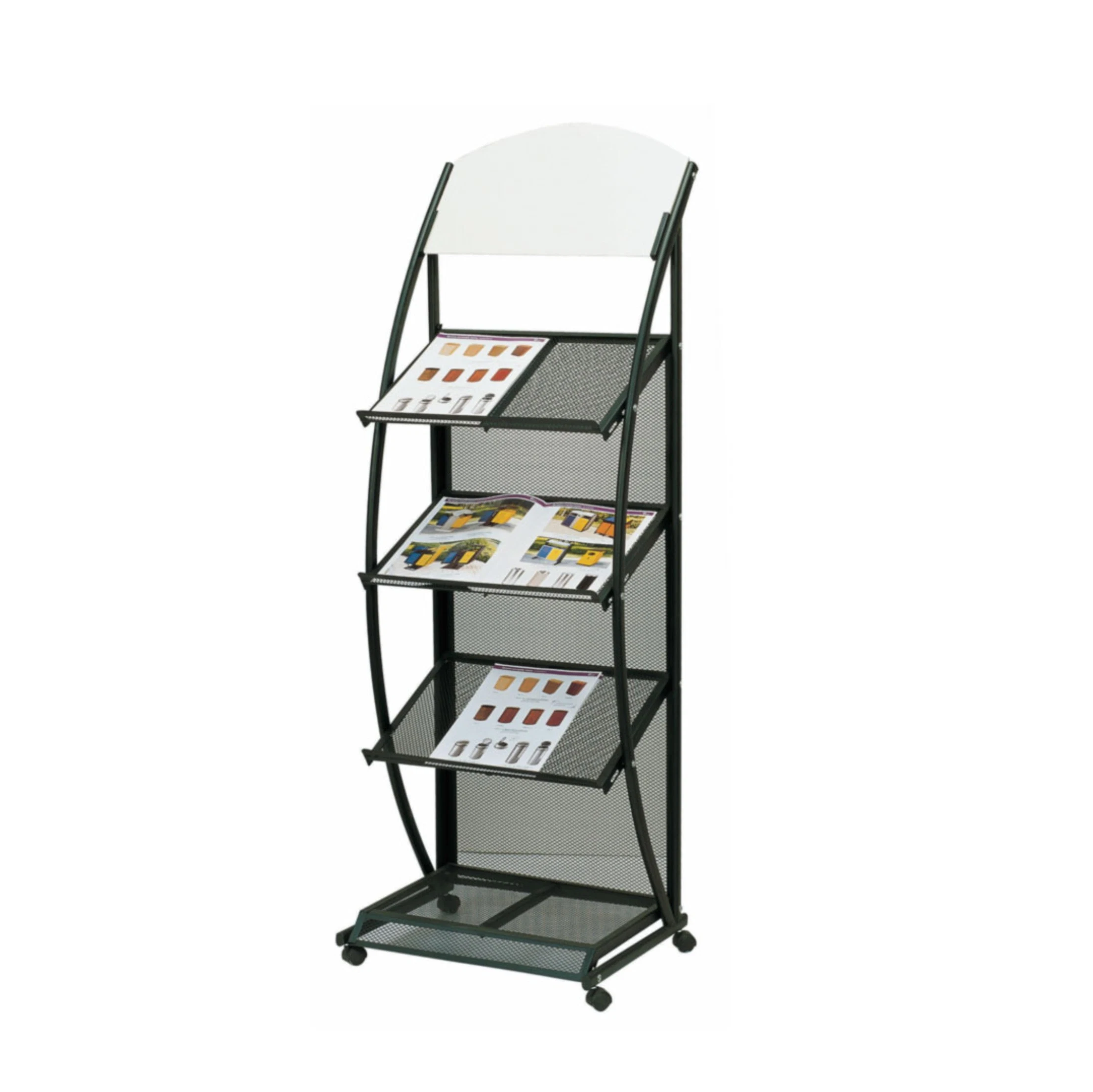 A4 Folding Information Display Magazine Vertical Display Stand Rack