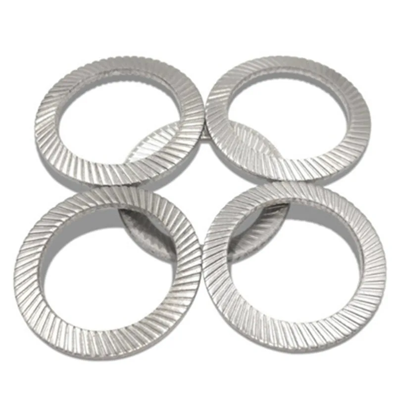 DIN9250 Stainless Steel Serrated Tooth Knurled Lock Washer Lock Anti-Skid Gasket Washers