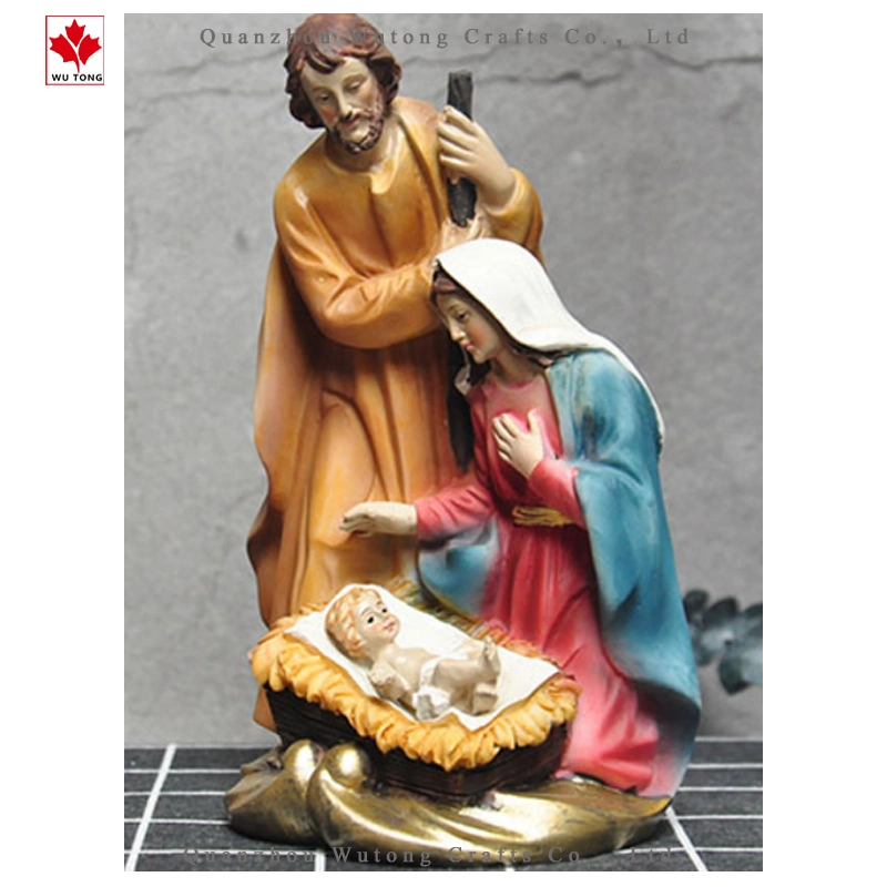 Nativité en résine Statues pour la décoration d'accueil