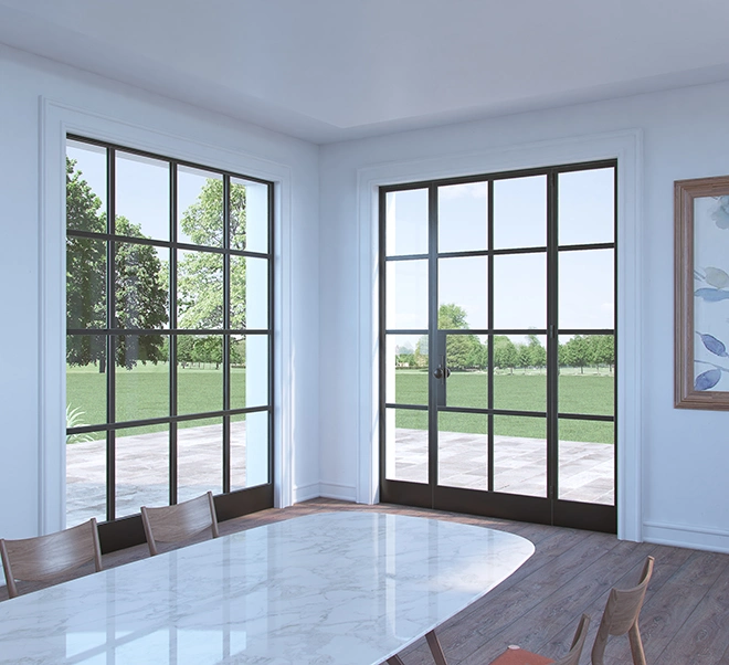 Hot Sale Top Quality French Steel Doors Steel Windows and Doors