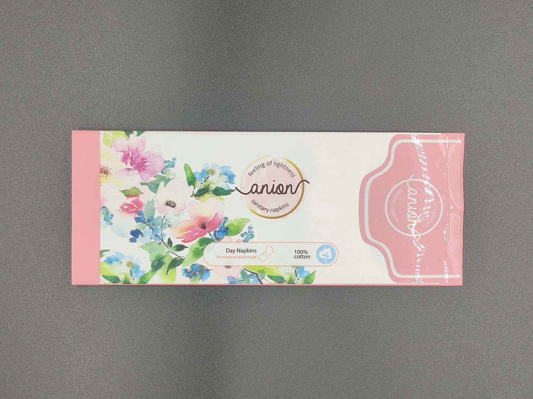 Neue Verpackung Lady Sanitary Serviette Hüftpolsterungen für Frauen