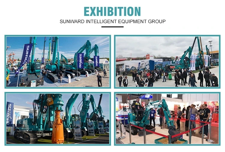 Customized Hydraulic Transmission Sunward Changsha Excavators Construction Machinery Backhoe Loader Heavy Excavation Equipment