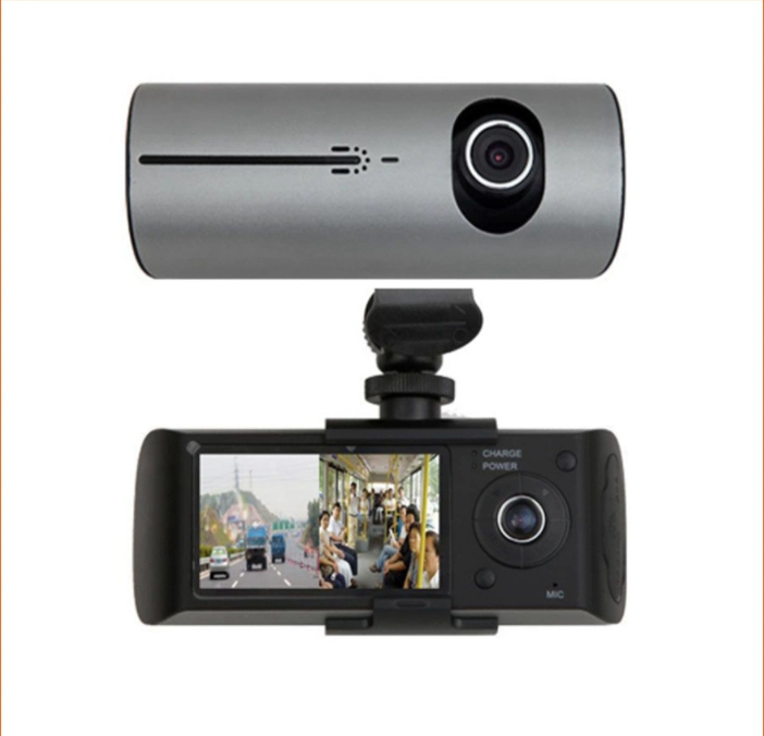 R300 Dual Lens GPS Tracking Inside Shooting Dash Cam