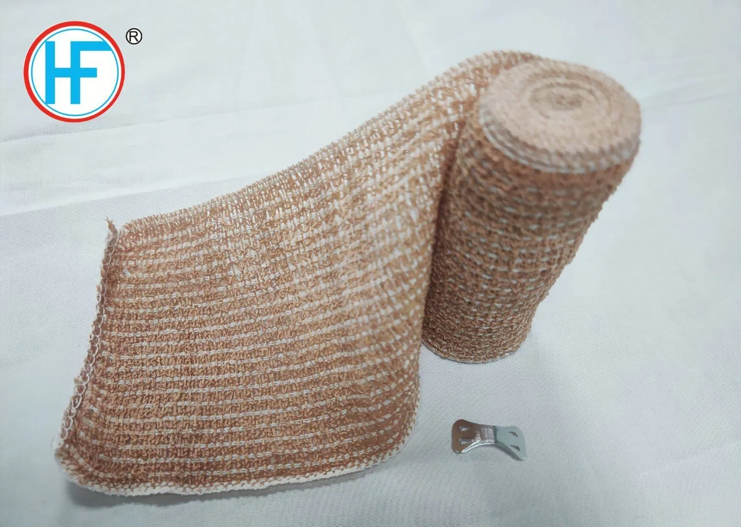 Best Selling Factory Medical Supply Wound Dressing Skin Color Elastic Crepe Bandage