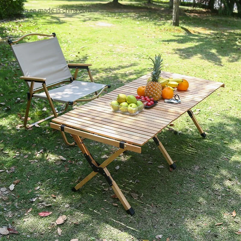 El bastidor de acero ligero al aire libre Mini portátil Camping Playa la pesca de Madera plegable silla con reposabrazos