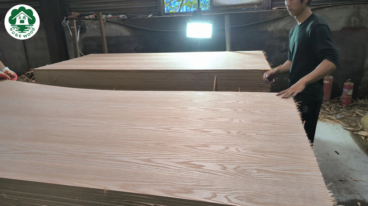 AAA Grade 18mm Red White Oak Fancy Plywood Hardwood Plywood