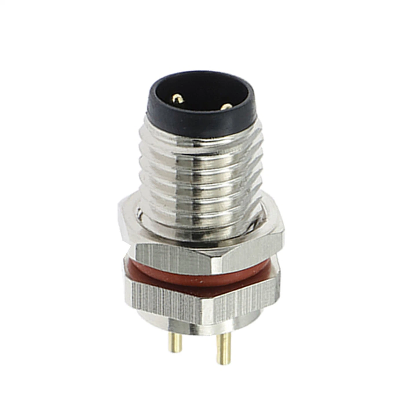 Waterproof Round Straight Connector M8 Socket for Electronic Components