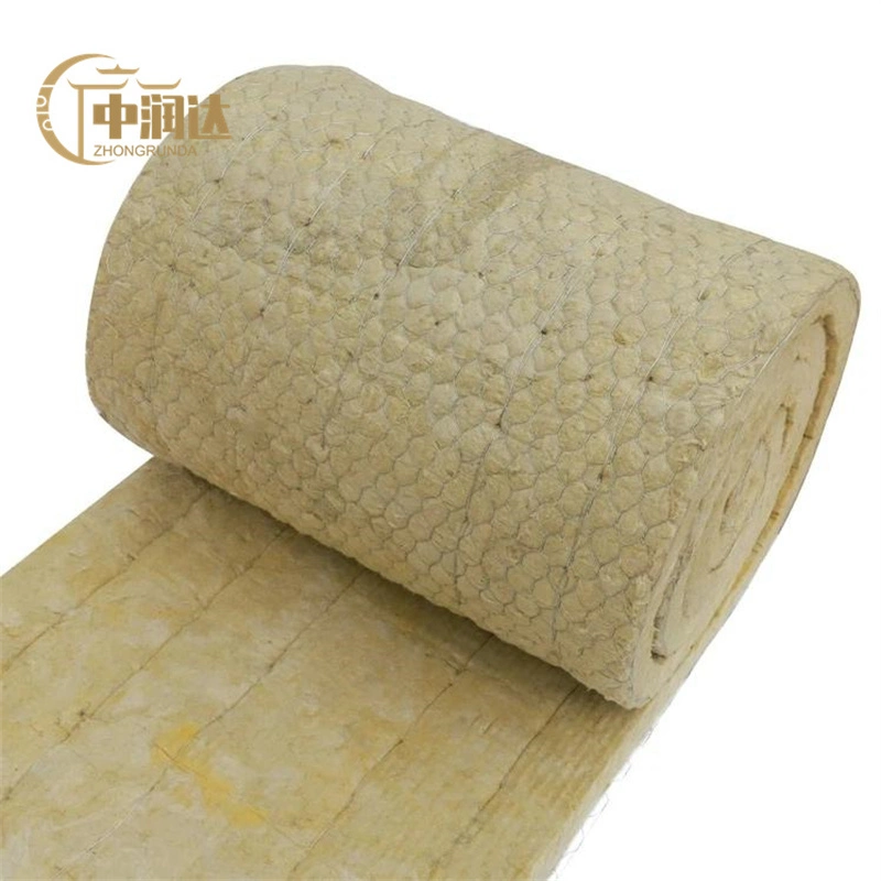 Heat Insulation Rock Basalt Wool Fiber Blankt with Aluminum Foil Faced