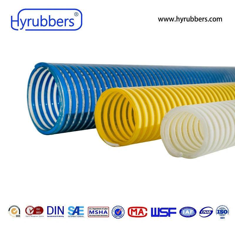 Anti-UV Transparent PVC Suction Hose Flexible Water Hose