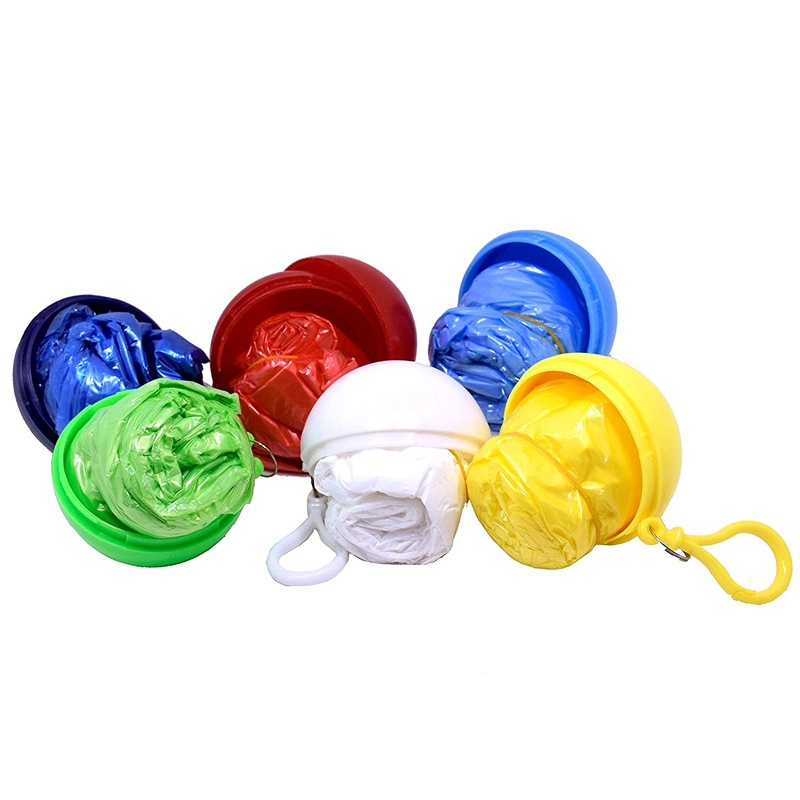 Frais de voyage adulte colorés unisexe Portable Mini jetable imperméable Ball pour les activités de plein air Wbb15342 d'urgence