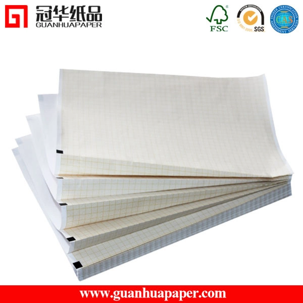 Medical ECG Paper Roll ECG Paper Z Fold Thermal Recording Paper Sheet for ECG Monitor