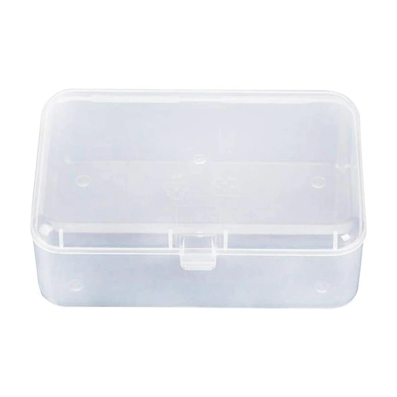 Polypropylene Rectangle Mini Portable Plastic Storage Containers Box Case with Hinged Lid