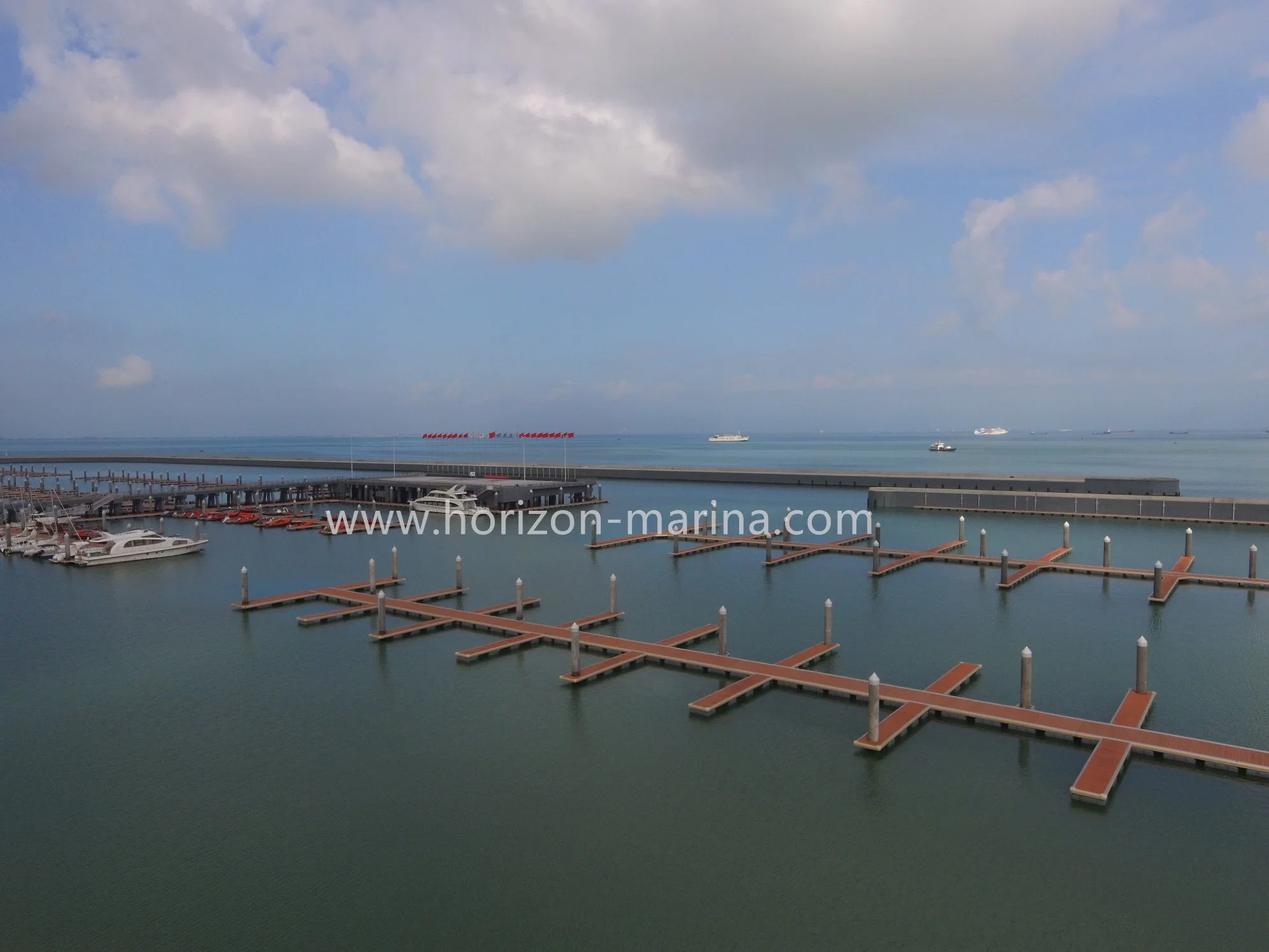 Barco Marino resistente aluminio 6061 T6 Dique Flotante Venta caliente pontón flotante muelle Marina